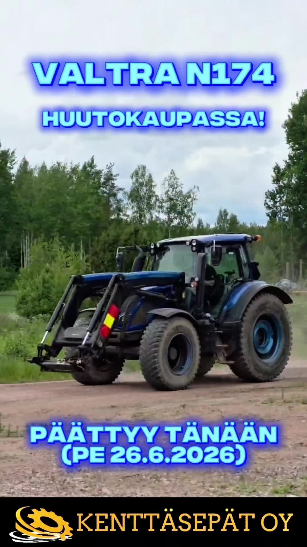 #Valtra #traktori #huutokauppa #kenttäsepät
