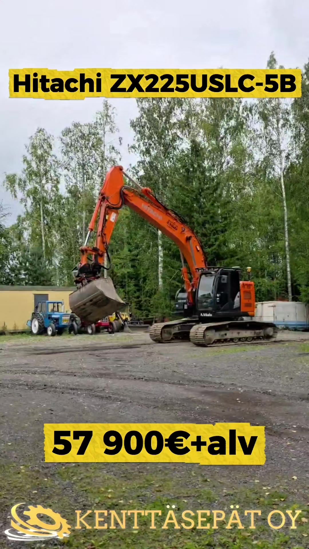 #Hitachi #ZX #Kaivinkone #kenttäsepät #myykoneesi