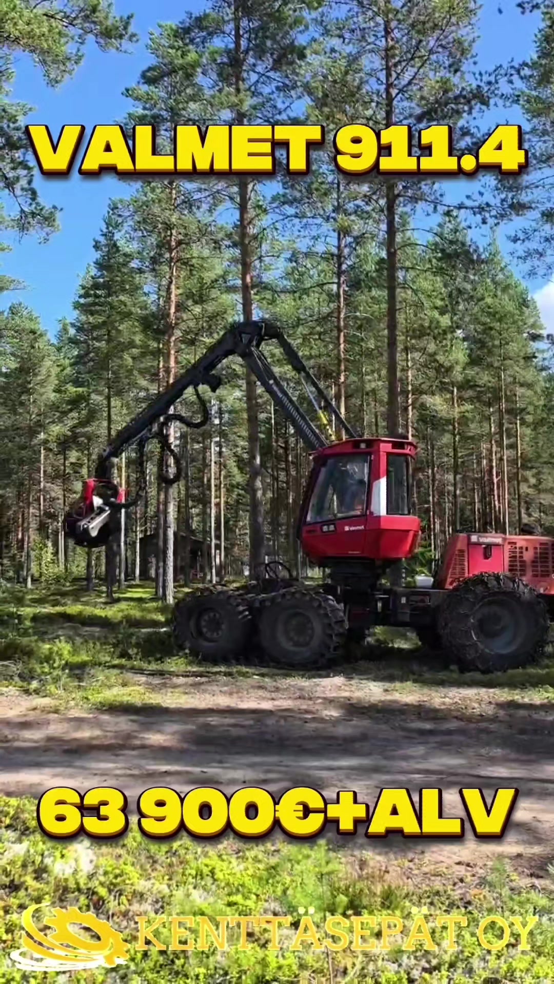 #Valmet #harvesteri #myydään #kenttäsepät #myykoneesi